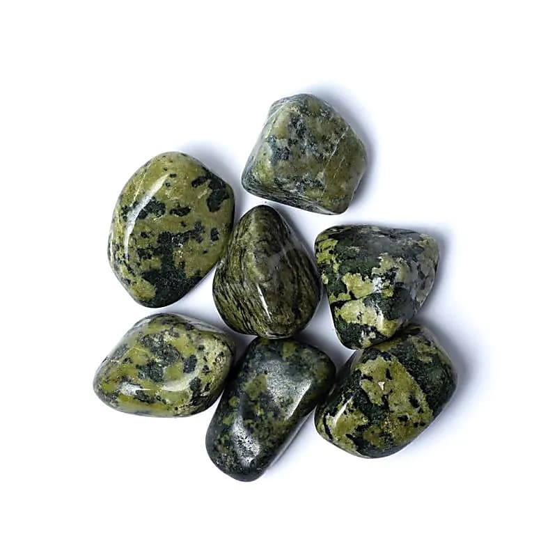 Nephrit Jade – Trumlad Kristall (4–6 cm)