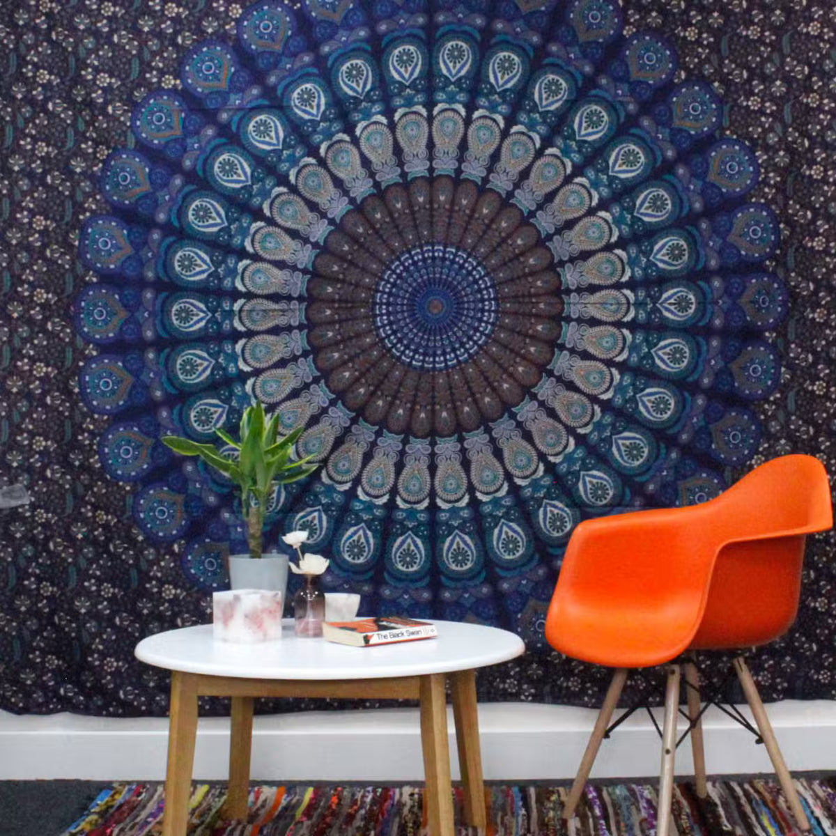 Sänkypeitto / seinäkangas Tupla - Classic Mandala