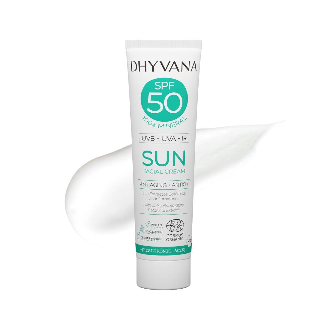 Dhyvana Solkräm för ansikte SPF50 50ml