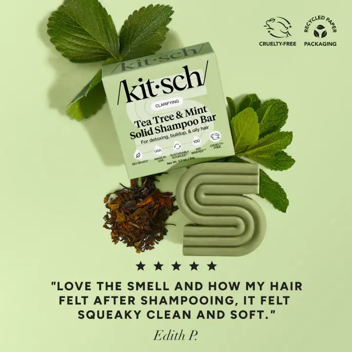 Kitsch Tea Tree & Mint Clarifying Shampoo Bar