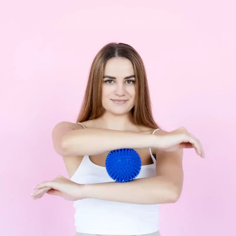 Line Sport massagebollar med knoppar – för massage och muskelvård, 4 st