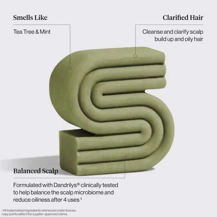 Kitsch Tea Tree & Mint Clarifying Shampoo Bar