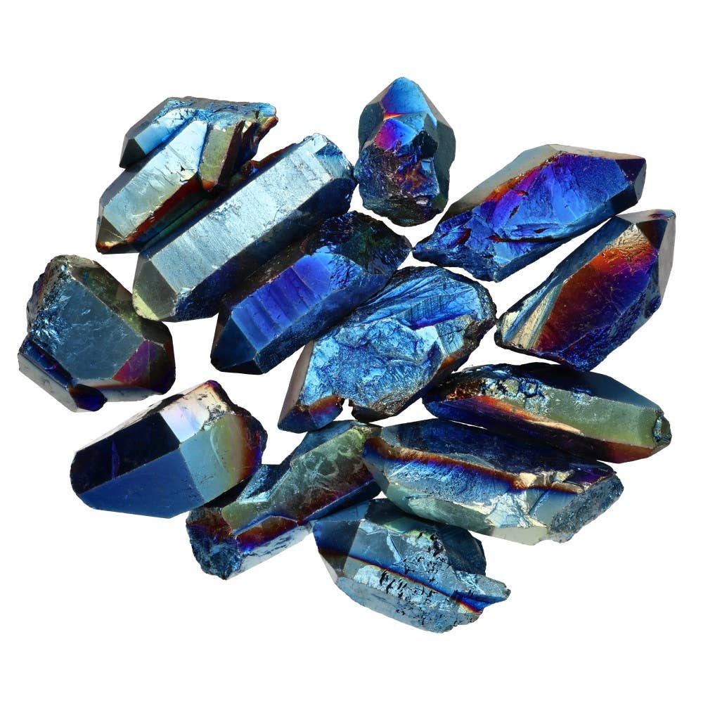 Titanium Aqua Aura-kvartsspets