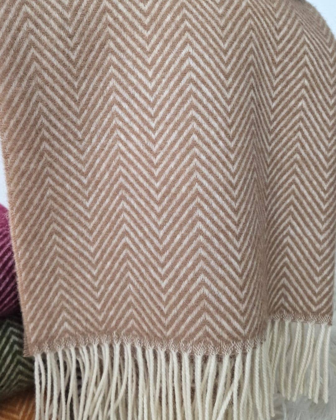 Ullfilt 140 x 200 cm – Beige