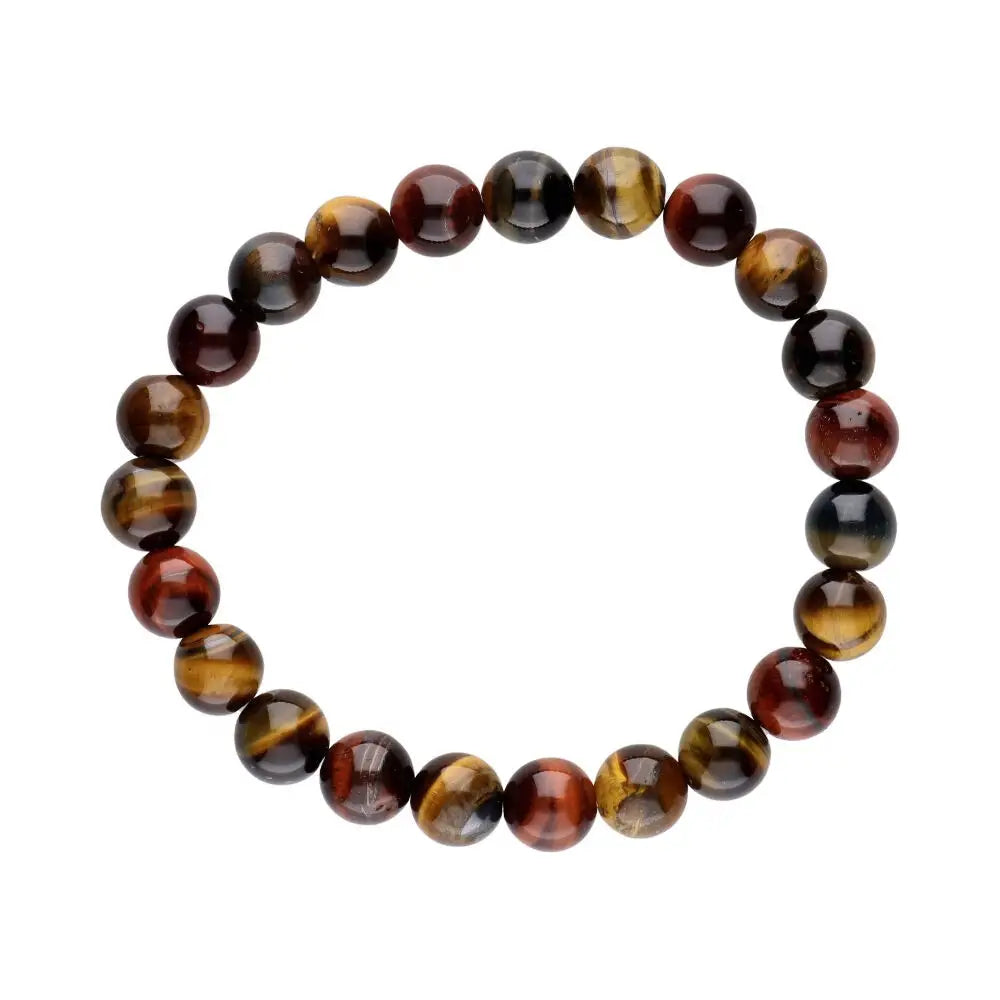 Armband 8 mm Tigeröga-mix
