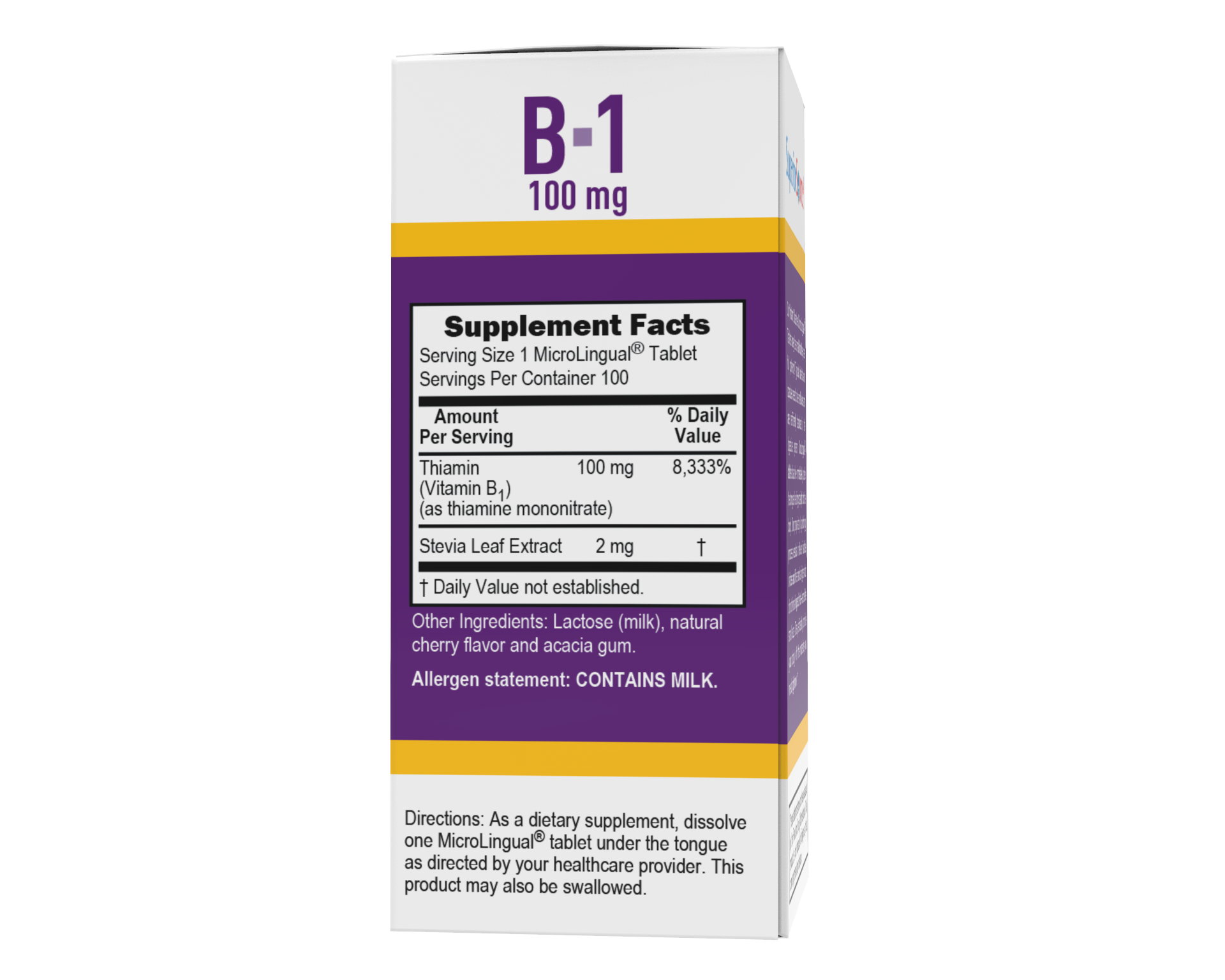 No Shot B1 100mg 100tbl.