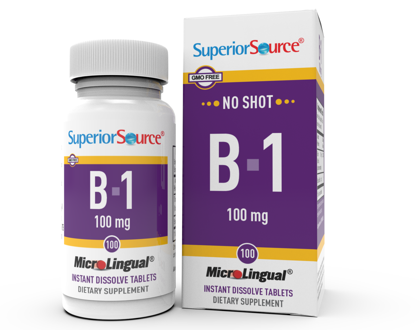 No Shot B1 100mg 100tbl.