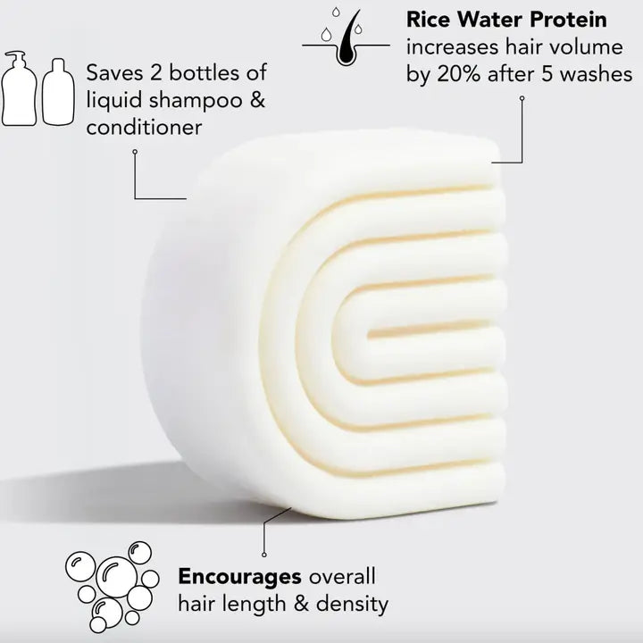 Kitsch Rice Water Protein Conditioner Bar for Hair Growth 