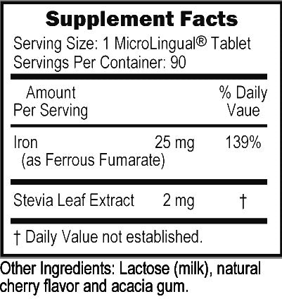 Just Women Iron 25mg 90tbl.