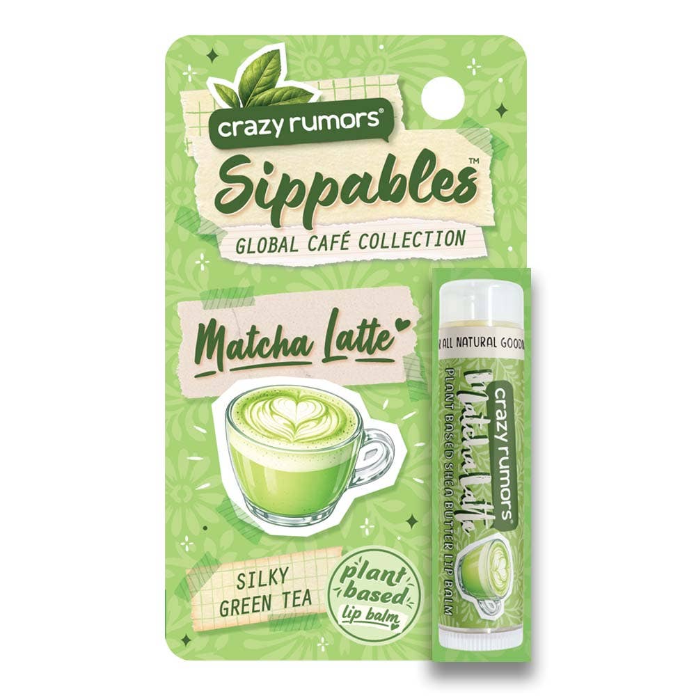 Crazy Rumors Sippables™ Matcha Latte läppbalsam