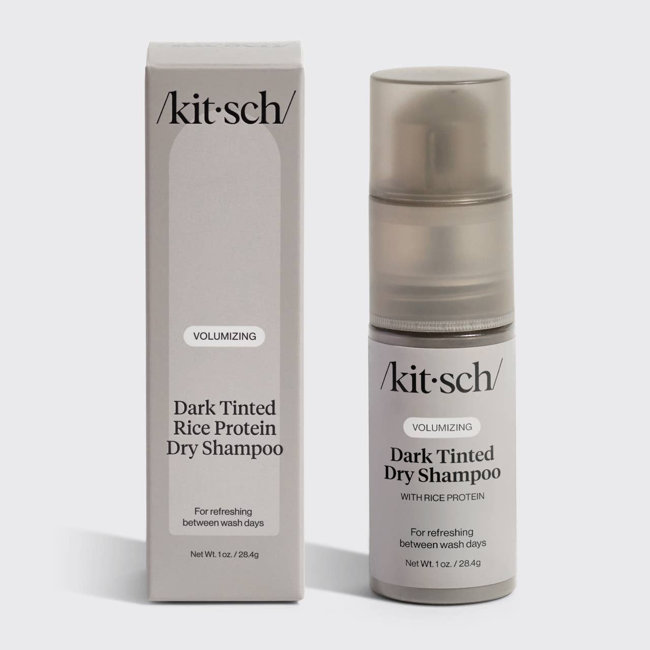 Volumizing Rice Protein Dry Shampoo - Dark Tinted 30ml