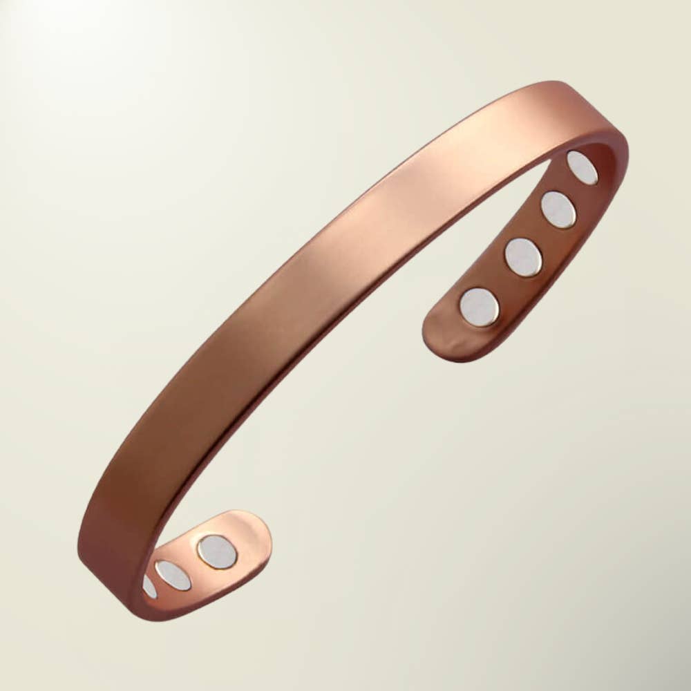 Kopparfärgad magnetarmband - 8 magneter