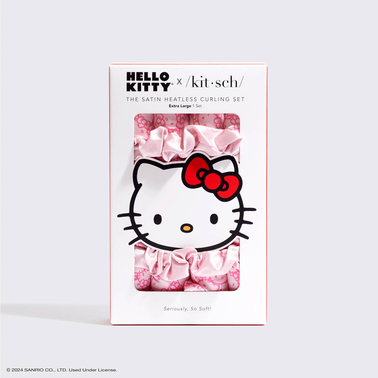 Hello Kitty x Kitsch – Satiininen kiharrussetti