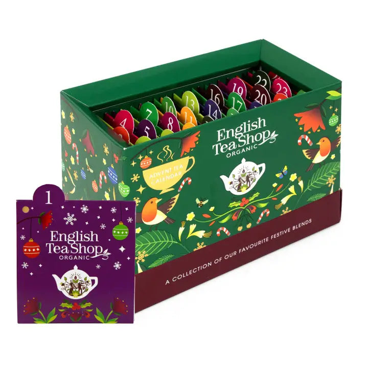 English Tea Shop Ekologisk Te Adventskalender Grön – 25 påsar