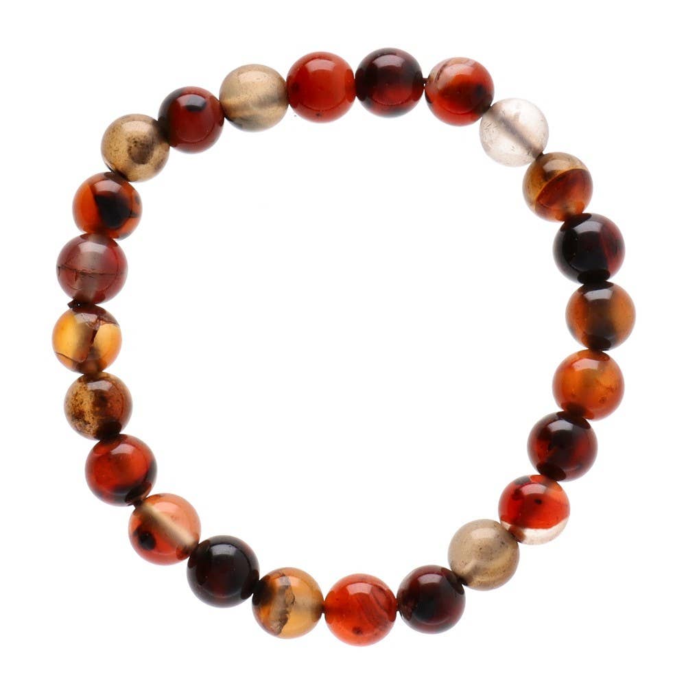 Armband 8mm Dream Agat