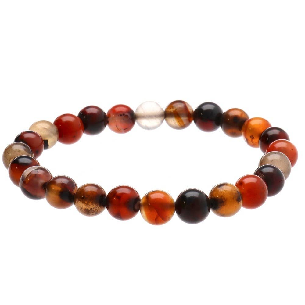 Armband 8mm Dream Agat