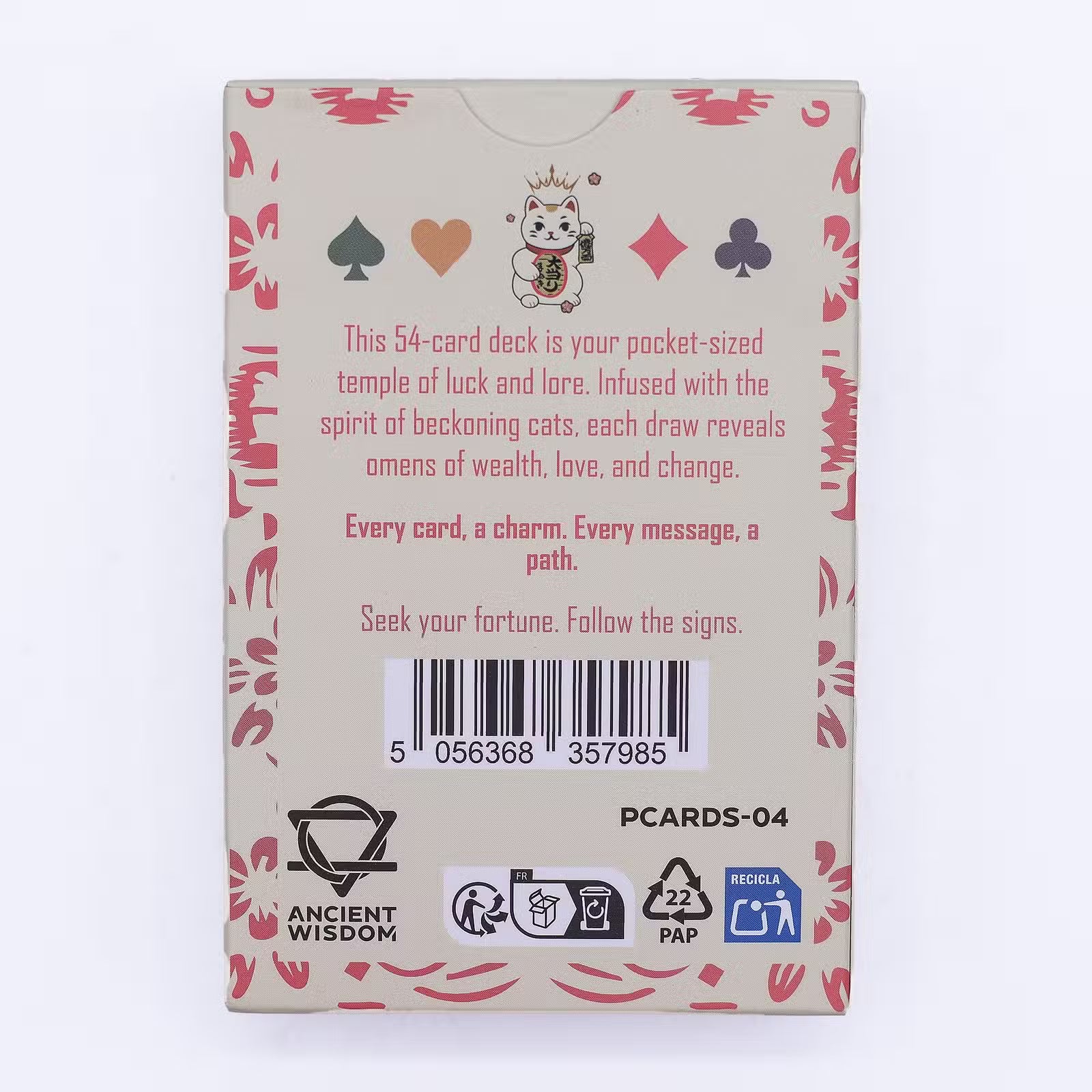 Maneki Neko Oracle & Playing Cards – Orakel- och spelkort