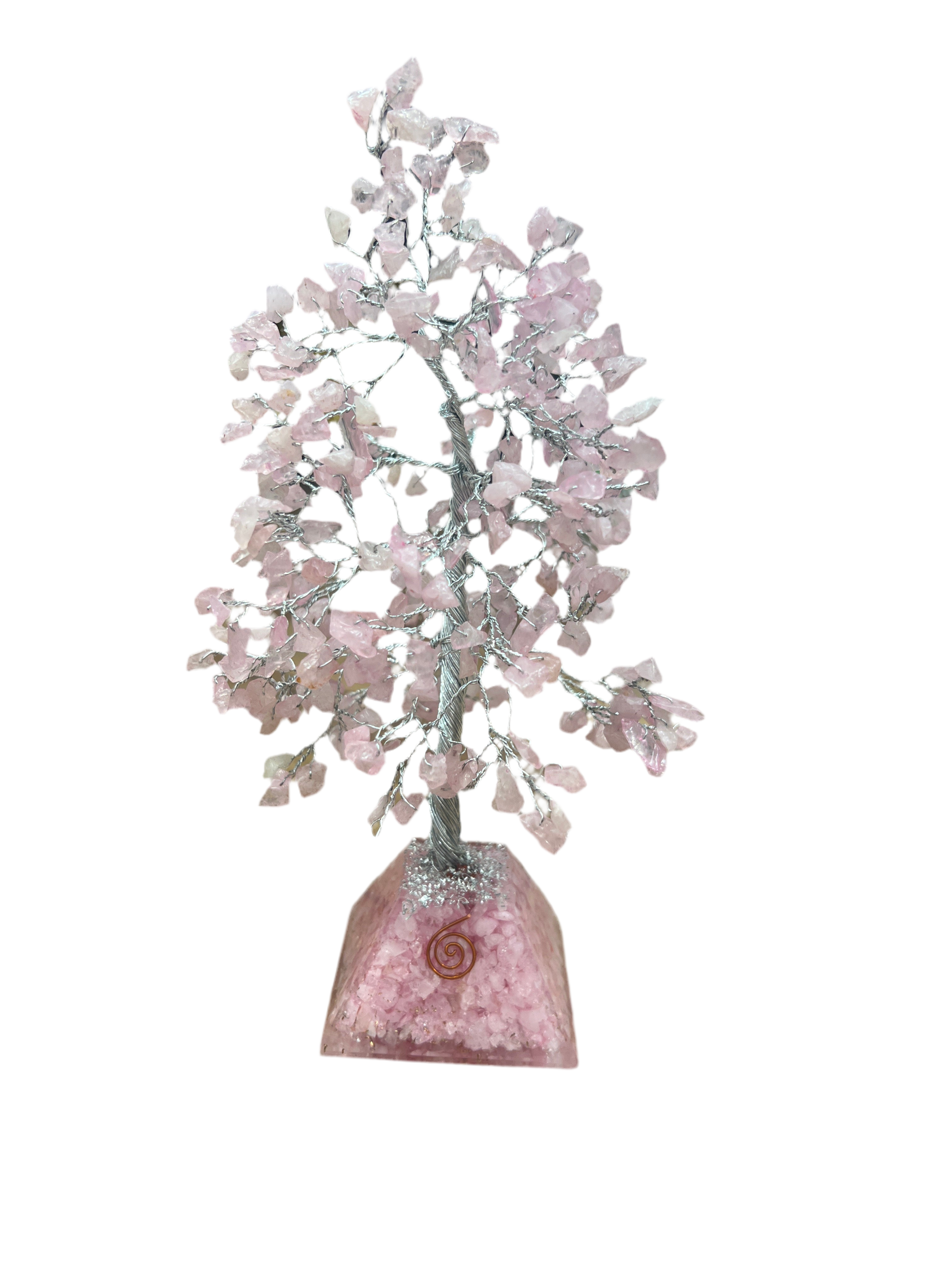 Ruusukvartsi puu 320- orgoniittialustalla