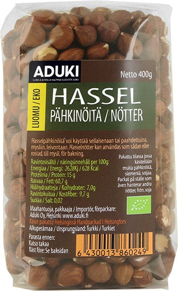 Ekologiska Hasselnötter 400g