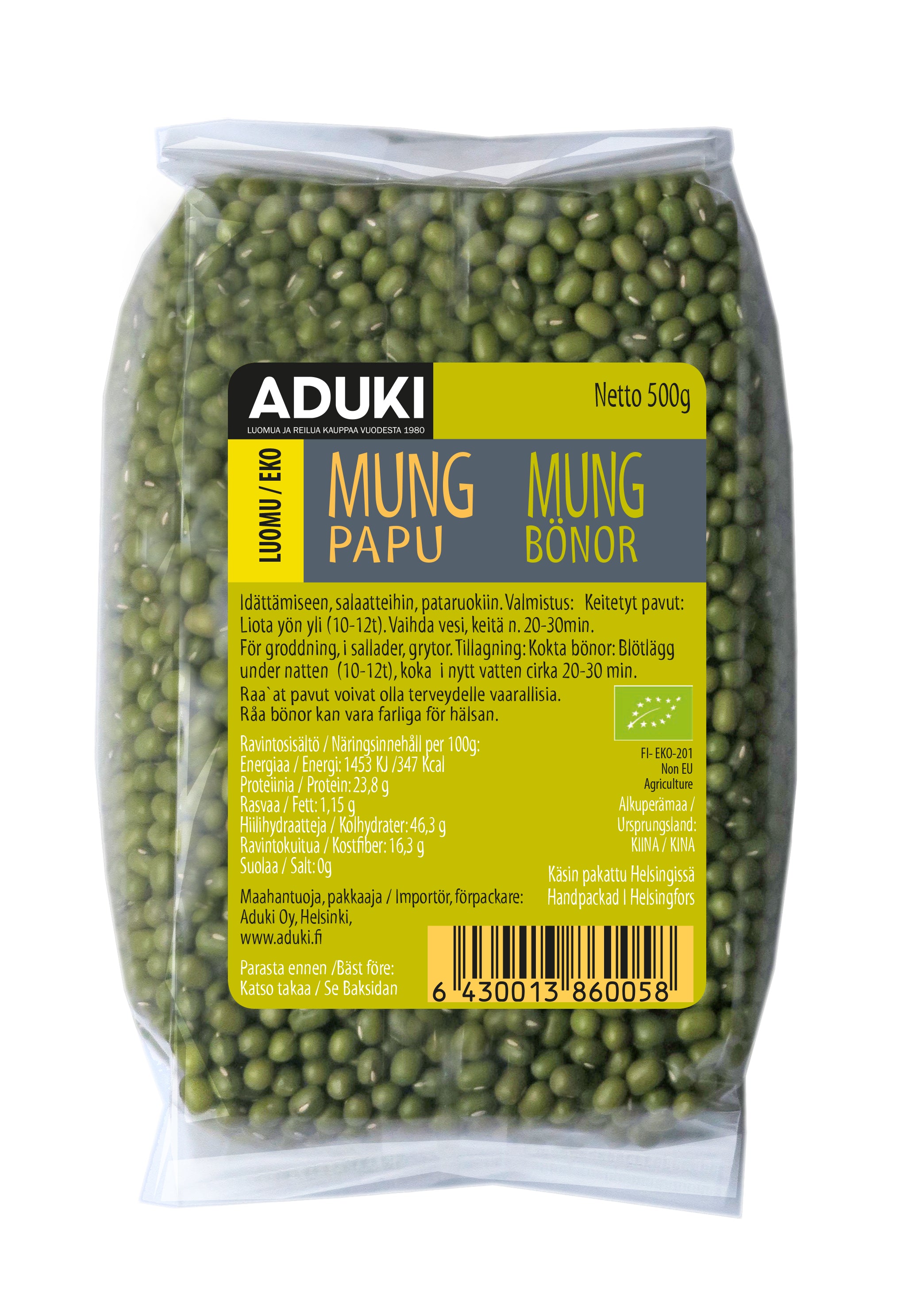 Ekologiska Mung bönor 500g
