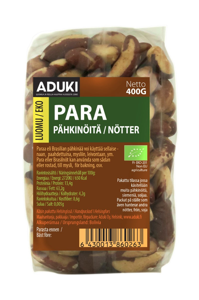 Ekologiska Para nötter 400g