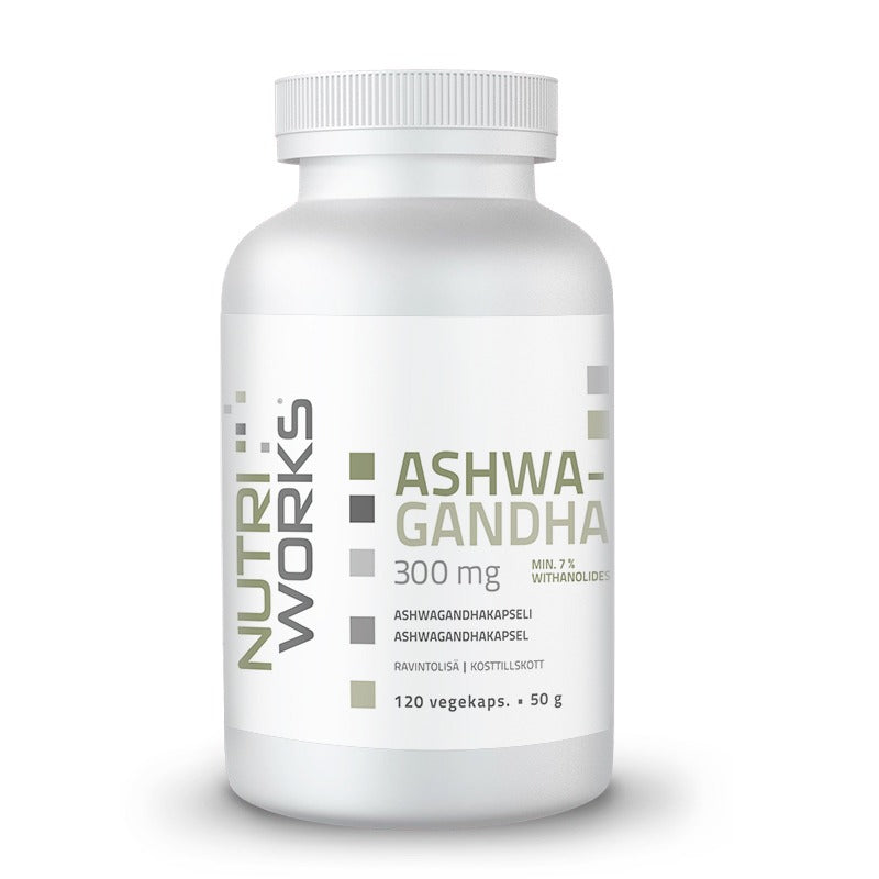 Nutri Worx Ashwagandha 300mg 120kps.
