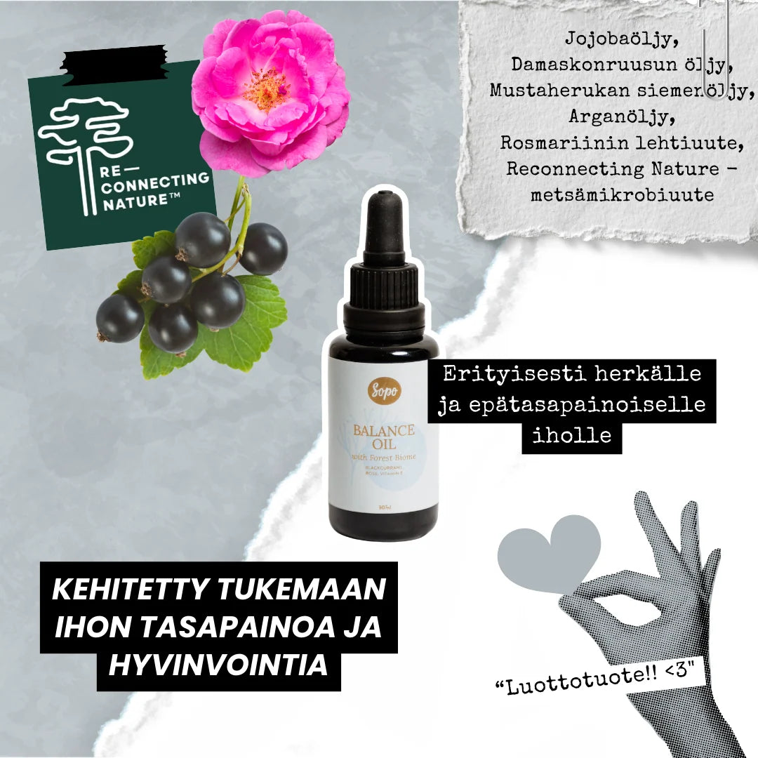 SOPO Metsäbiomi Balance Oil 30 ml