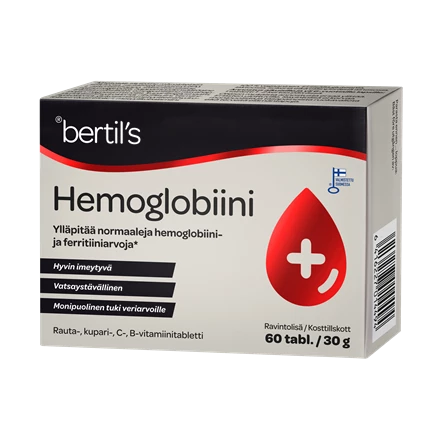 Bertils Hemoglobin 60 tbl.