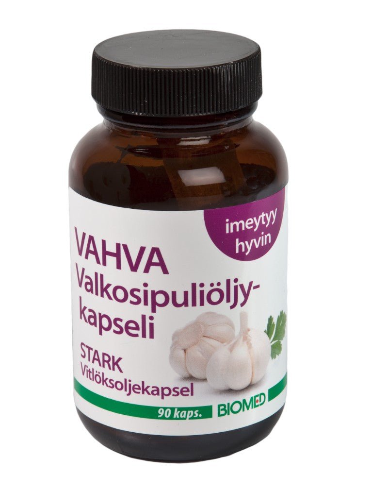 Biomed Vahva Valkosipuli 90 kpl