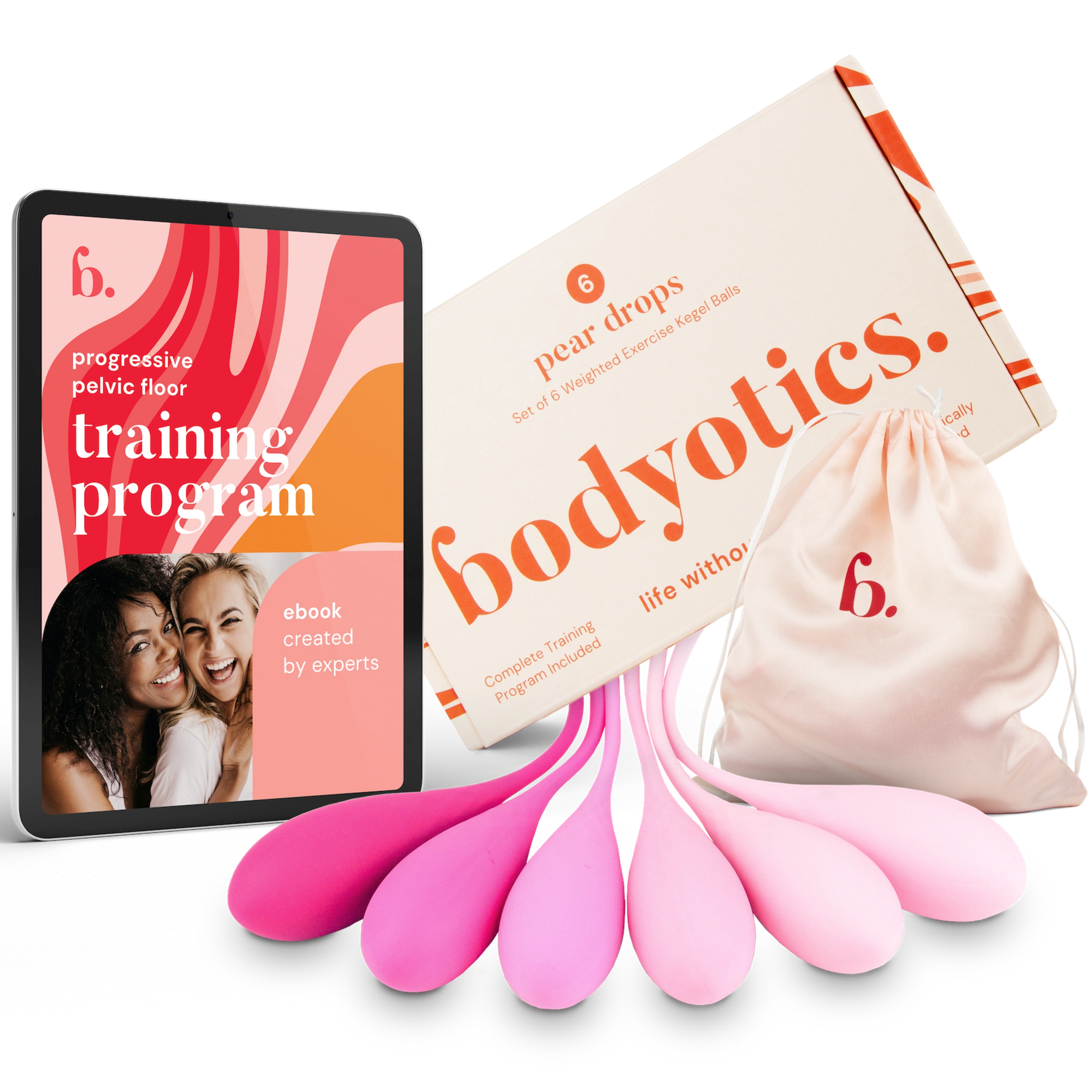 Bodyotics Kegel painopallot, 6kpl