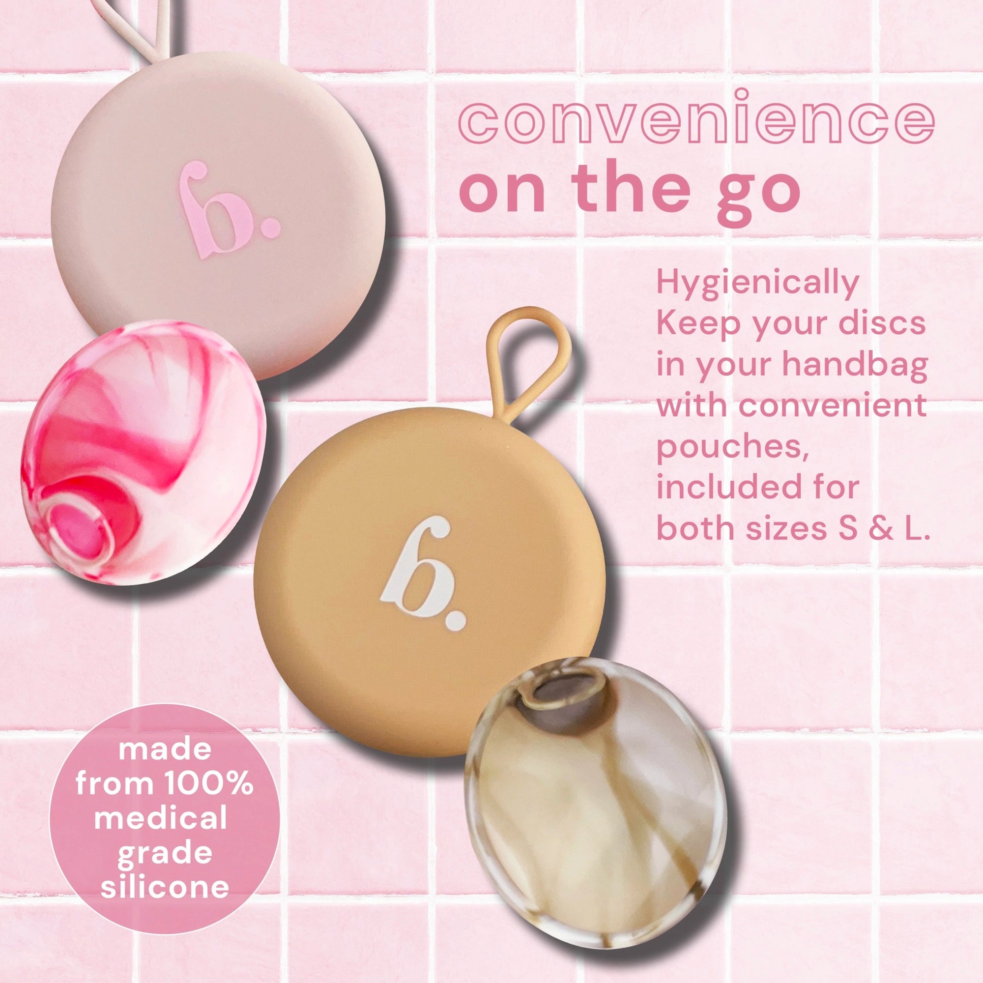 Bodyotics Comfydiscs S & L- Beige-pink