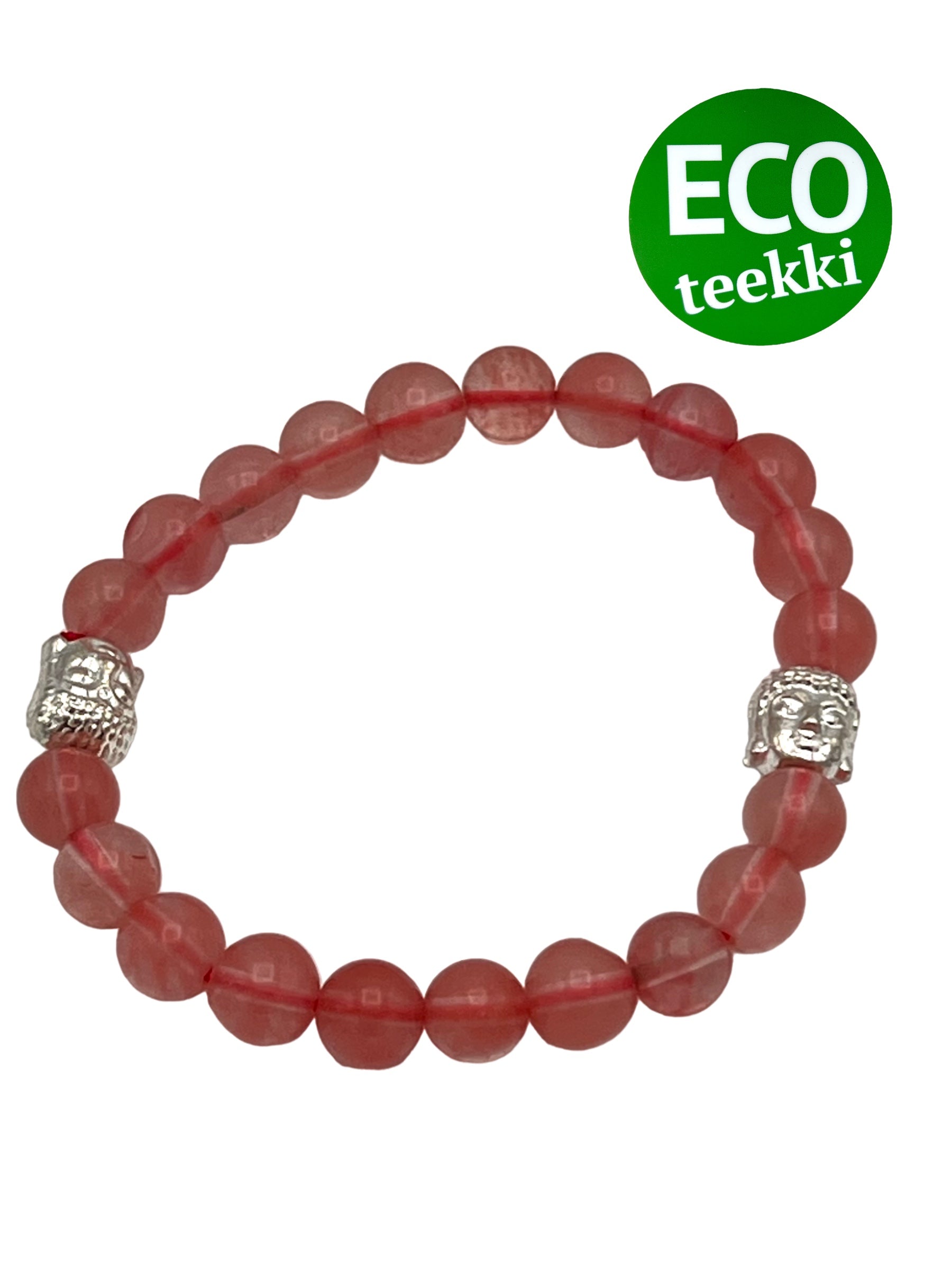 Buddha Rannekoru Kirsikka kvartsii 8mm