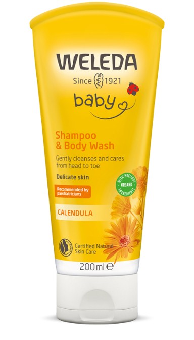 Weleda Calendula schampo & kroppstvätt 200 ml