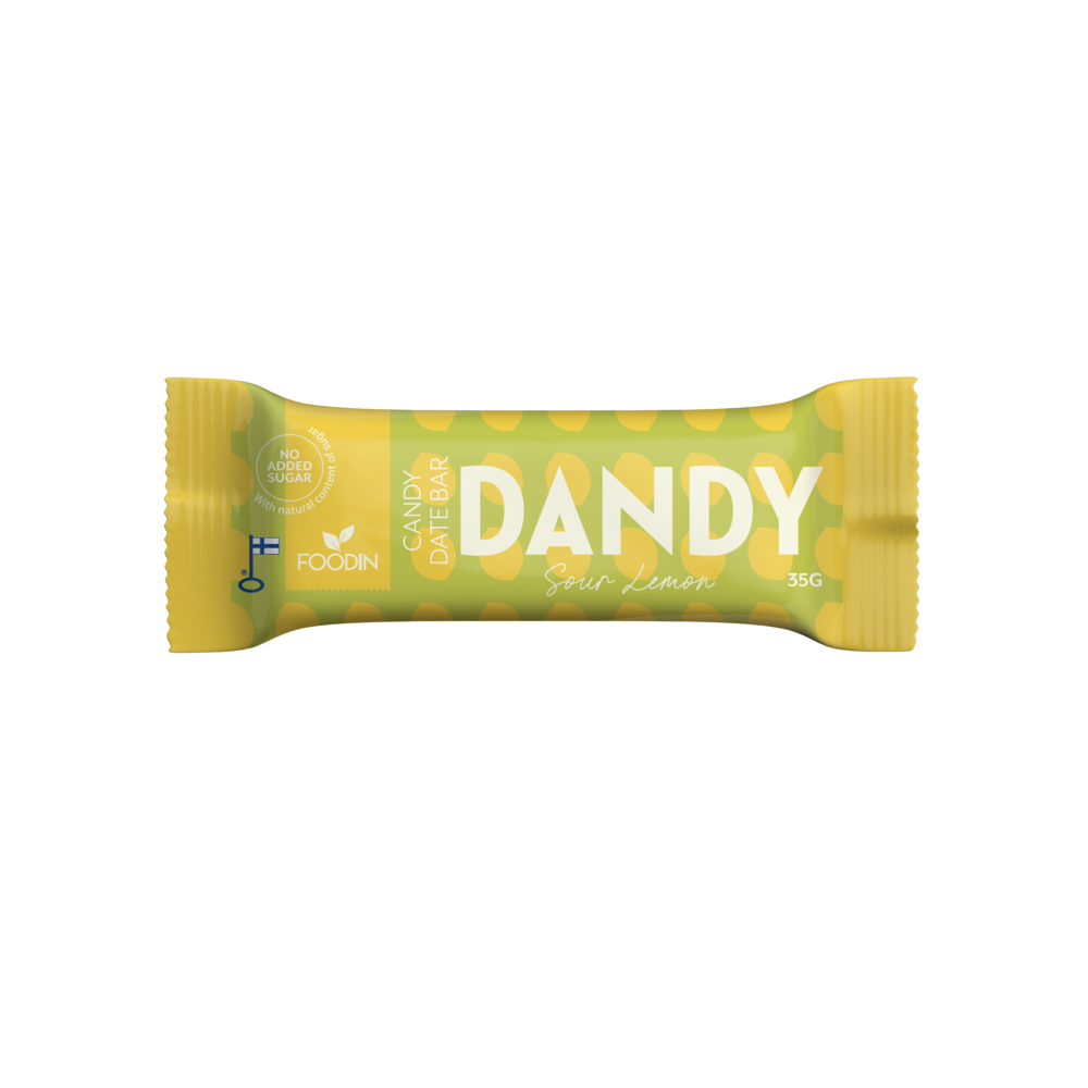 Foodin - Dandy Candy Date Bar Sour Lemon 35g