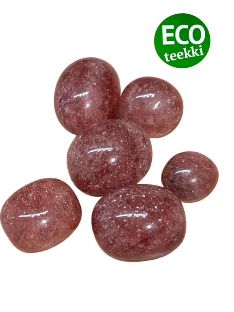 Kramsten Jordgubbskvarts 1,5-3cm