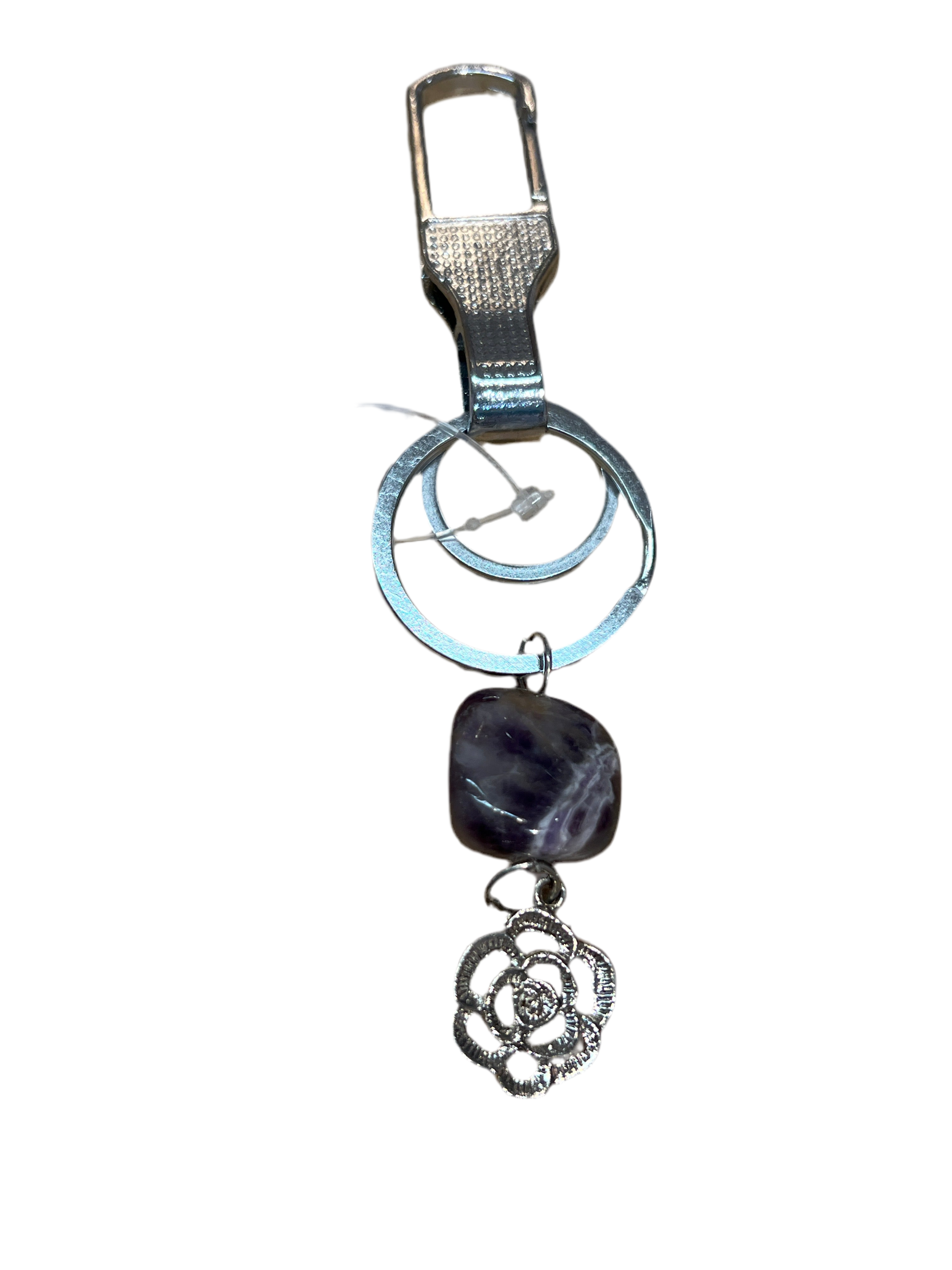 Avaimenperä Lotus kukka & Ametisti