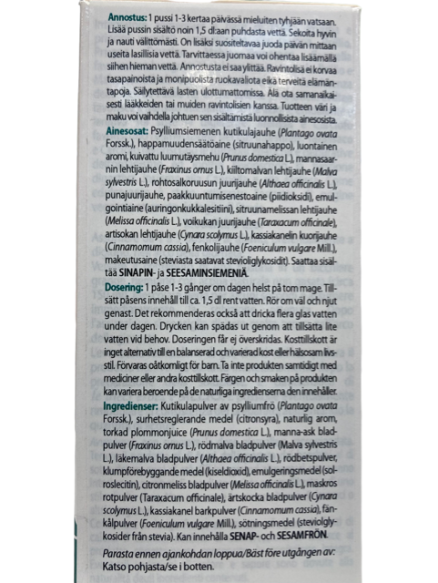 Psylliox Activ Fibra 20 pss