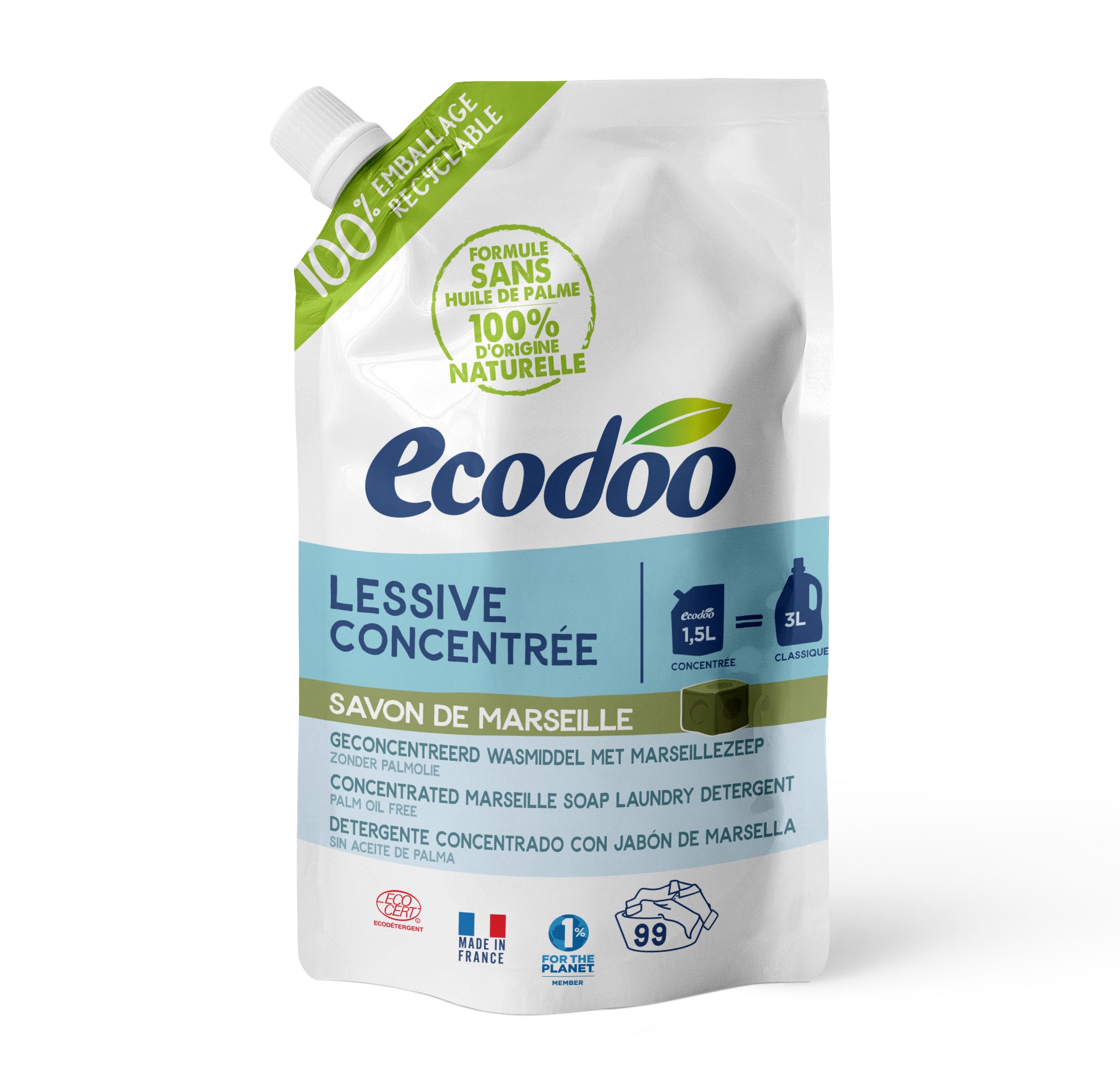 Ecodoo Marseille tvättmedel, 1500ml