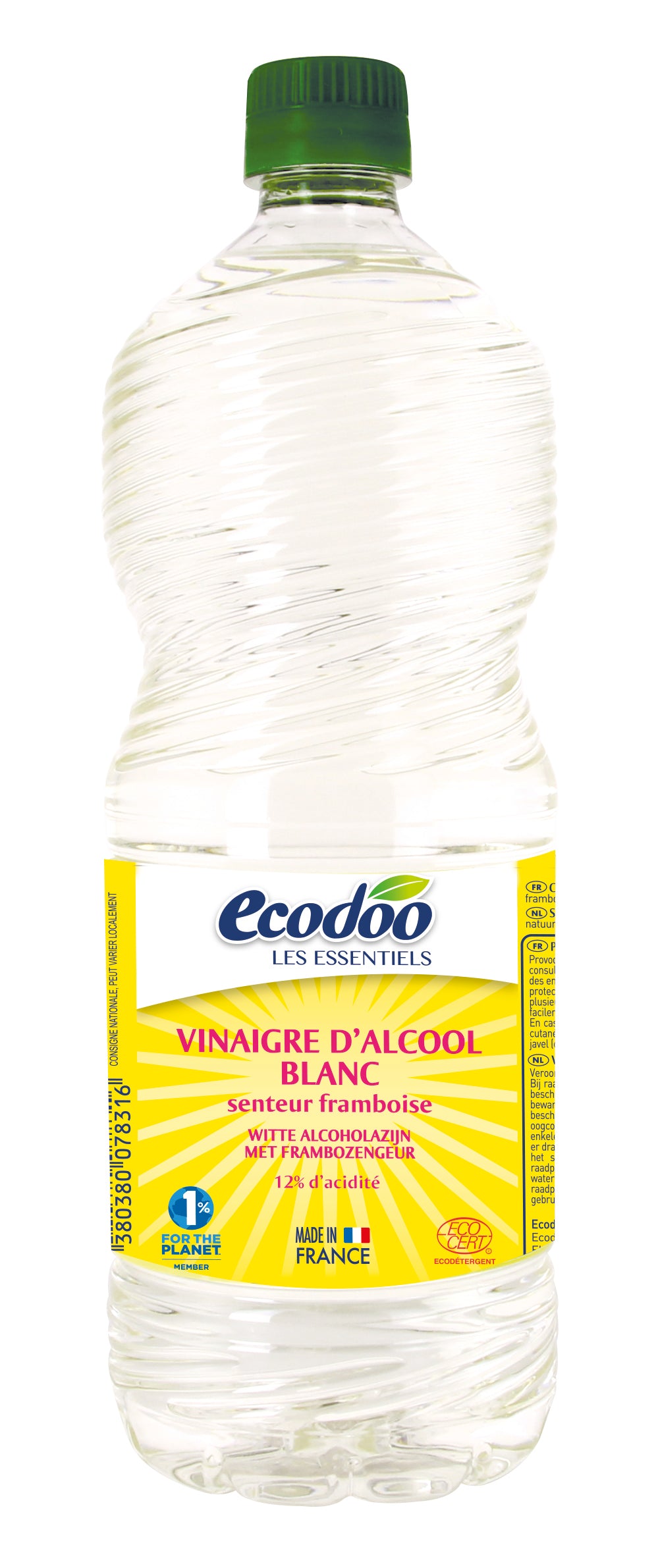 Ecodoo Tvättvinäger Hallon 1000ml
