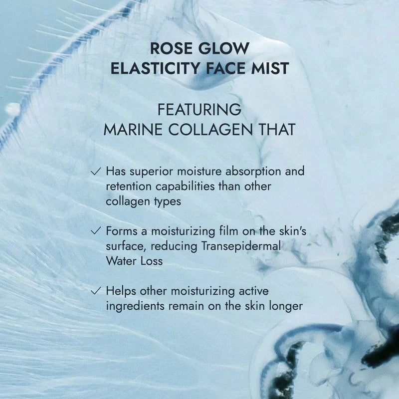 Kasvosuihke Glow - Ruusuvesi + Kollageenipeptidi 120ml