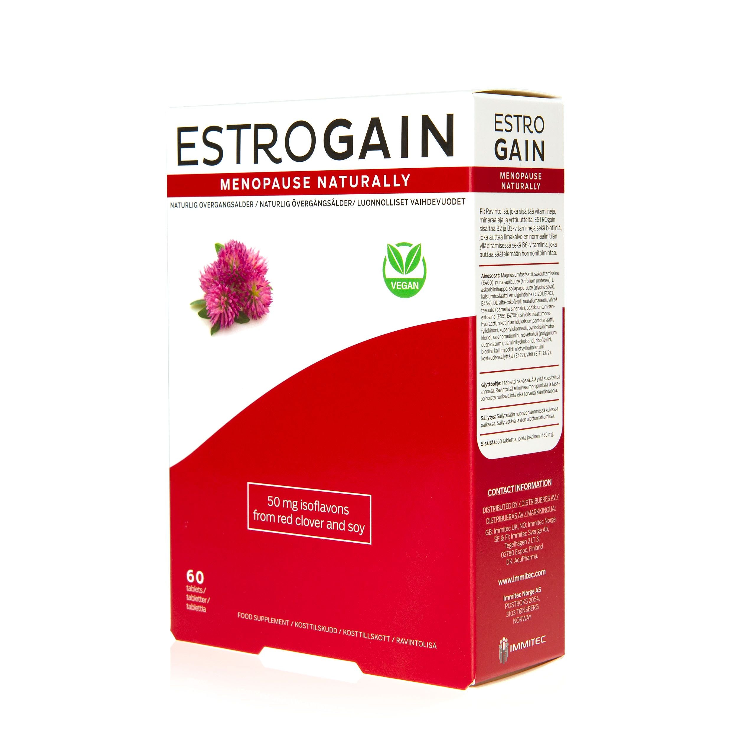 Estrogain 60 tabletter