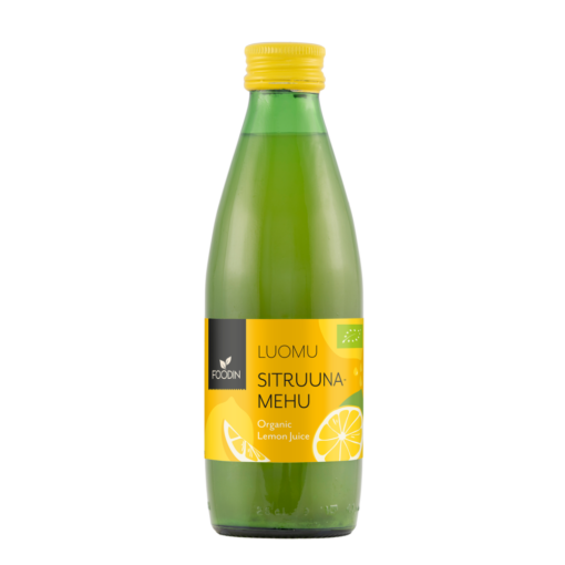 Foodin - Luomu sitruunamehu, 250 ml