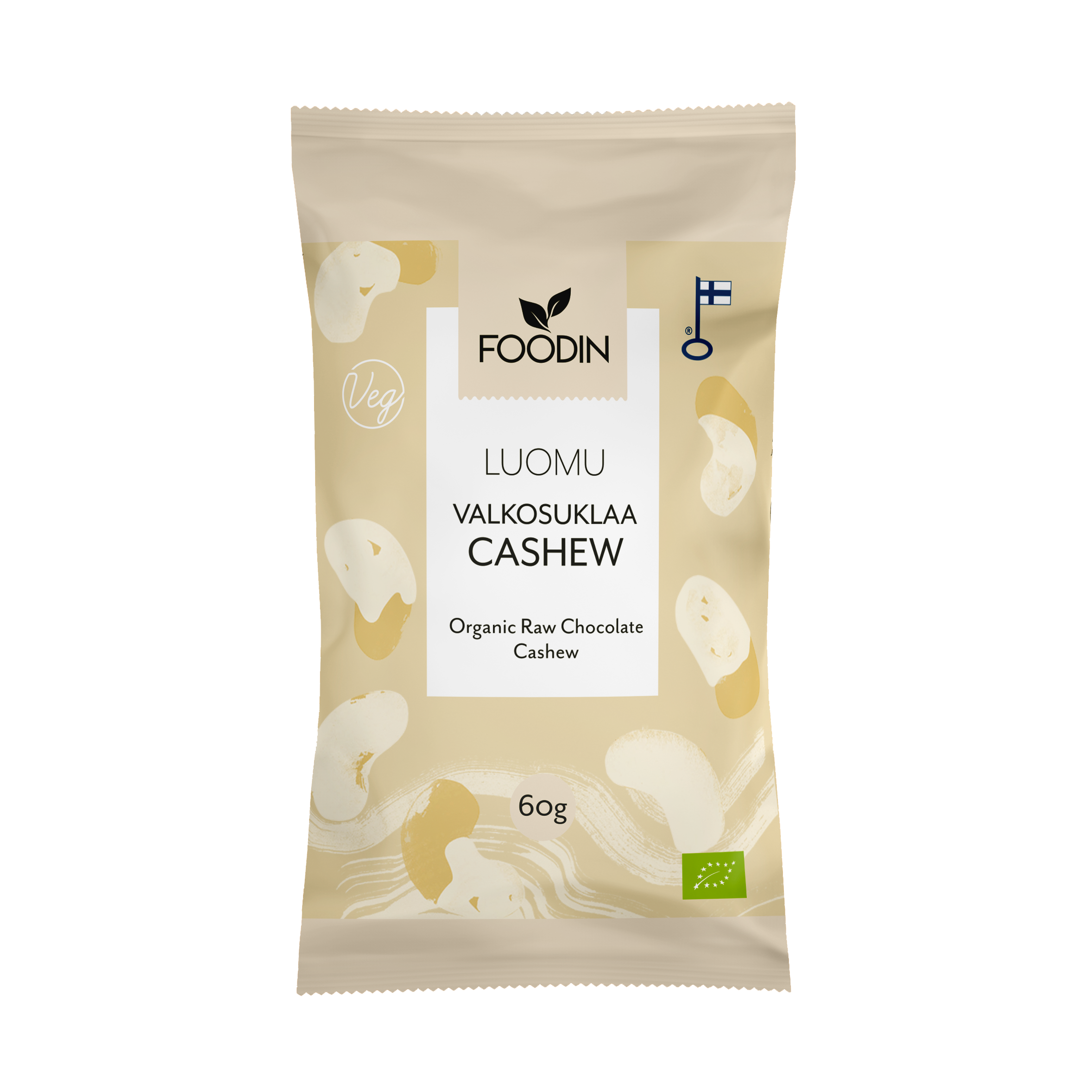 Foodin - Valkosuklaacashew (L) 60g