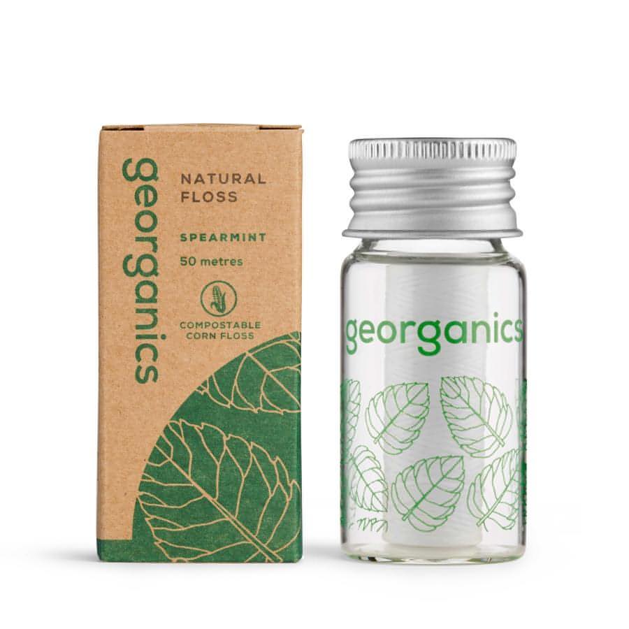 Georganics Spearmint tandtråd 50m