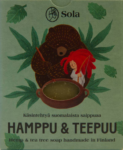 Hamppu & Teepuu-saippua 60g