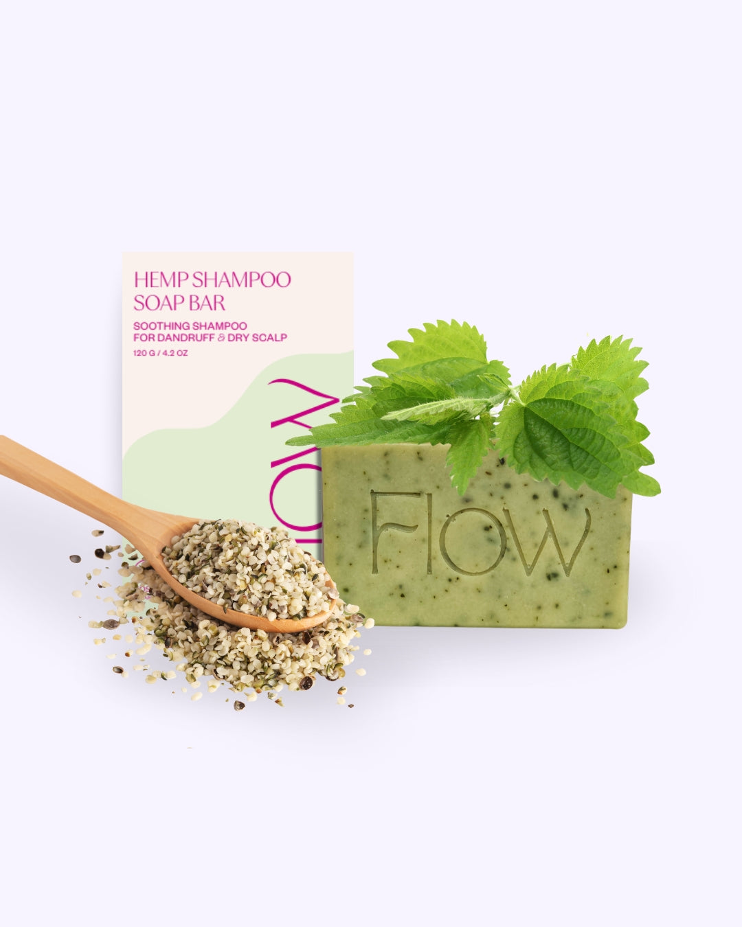 Flow Hemp Shampoo Soap Bar 120g