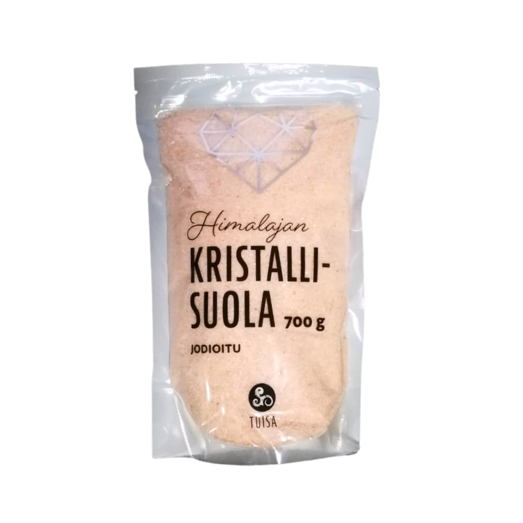 Himalayas kristallsalt jodiserat 700g