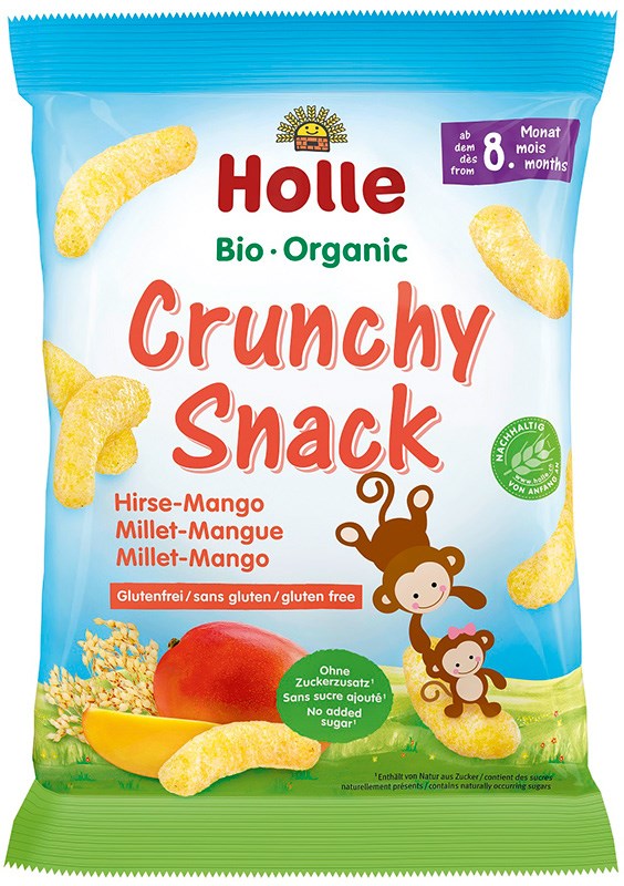 Holle Lasten Hirssi-mango  Snack (L) 25g