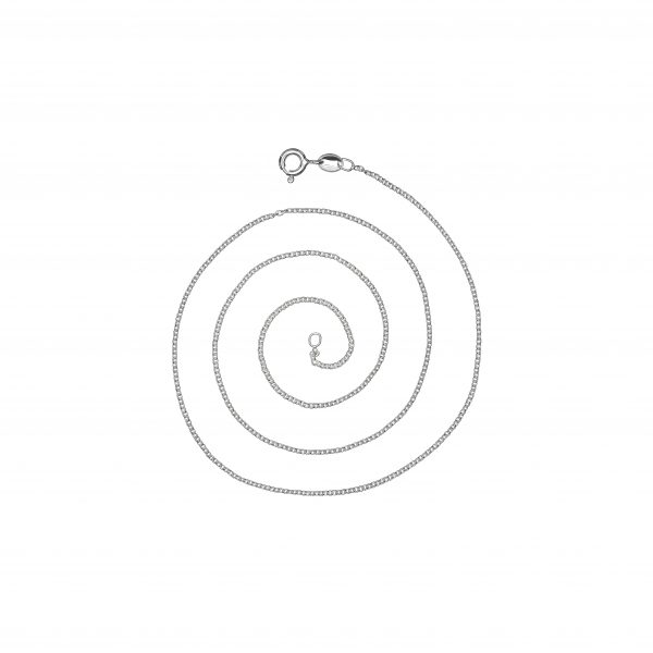 Hopeaketju 1.2mm 22" pituus 54cm