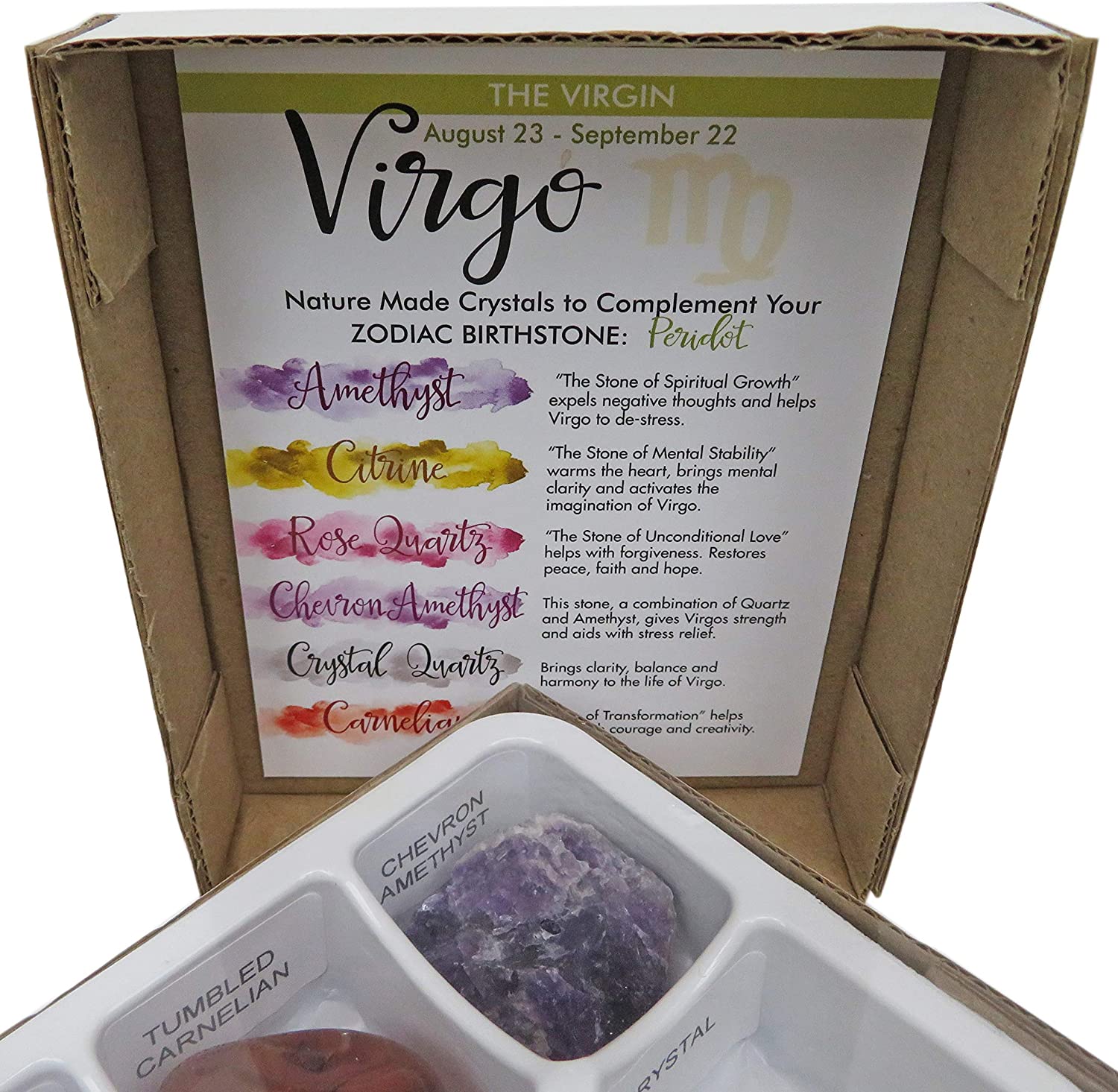 Kristallkit Jungfrun (Virgo)